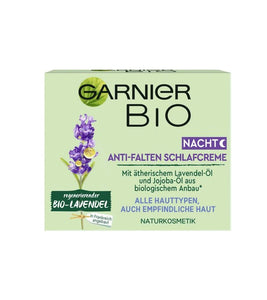 GARNIER BIO Lavender Anti-Wrinkle Night Cream - 50 ml