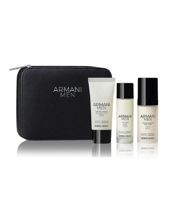Giorgio Armani Men Travel Kit 4-Piece Facial Care Set