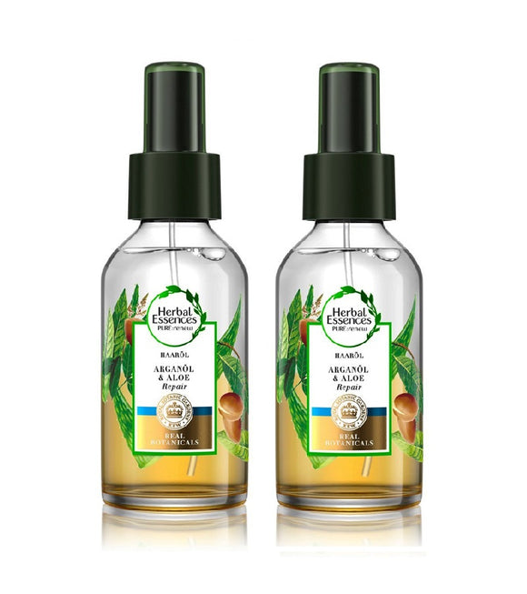 2xPack Herbal Essences  Argan & Aloe Hair Oil - 200 ml