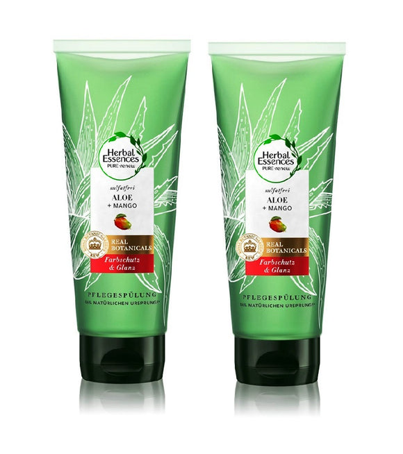 2xPack Herbal Essences Aloe + Mango Hair Mask - 360 ml