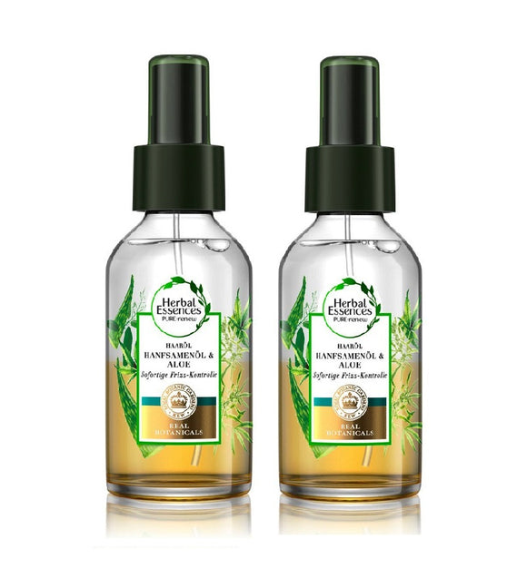 2xPack Herbal Essences Hemp Seed & Aloe Hair Oil - 200 ml