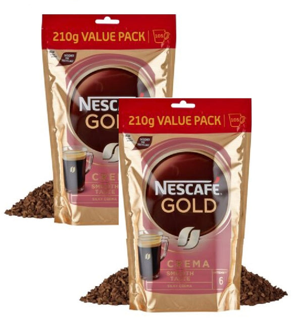 2xPack Nescafe Gold Crema Instant Coffee - 420 g