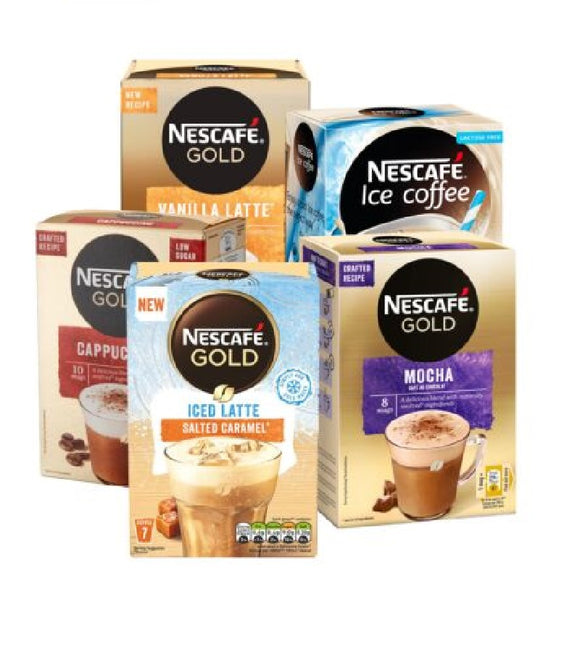5xPack Nescafe Instant Coffee Bestsellers - 5 Flavors