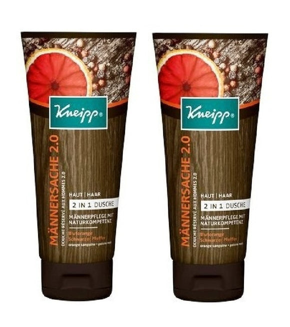 2xPack Kneipp 2 in1 Shower Men Thing 2.0 - 400 ml