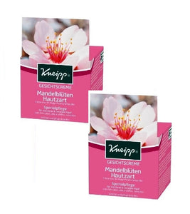 2xPack Kneipp Almond Blossom Face Cream for ALL Skin Types - 100 ml