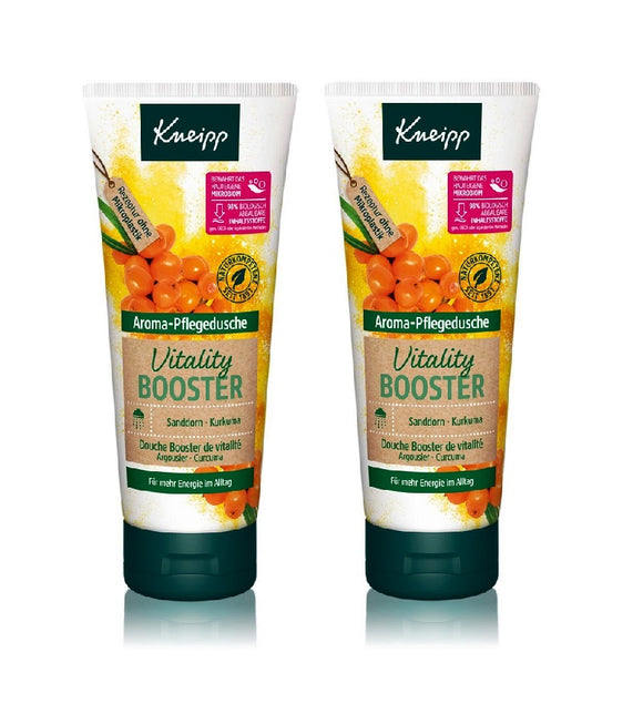 2xPack Kneipp Vitality Booster Aroma shower Shower Gel - 400 ml