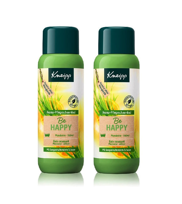 2xPack Kneipp Be Happy Bath Foam - 800 ml