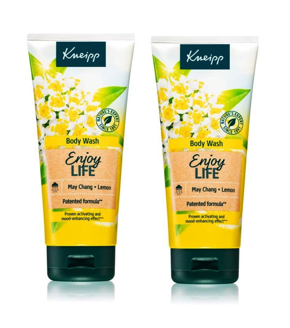2xPack Kneipp Enjoy Life May Chang & Lemon Energizer Shower Gel - 400 ml