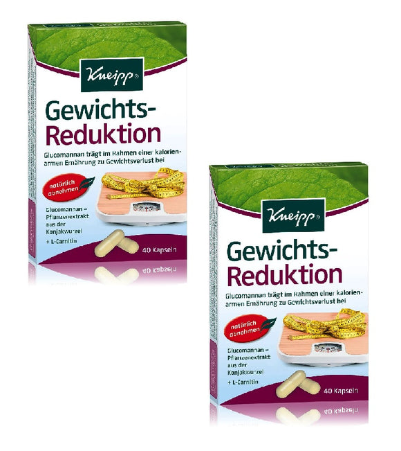 2xPack Kneipp Weight Reduction Capsules - 80 Pieces