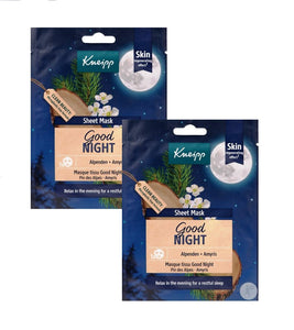 2xPack Kneipp Good Sheet Face Masks