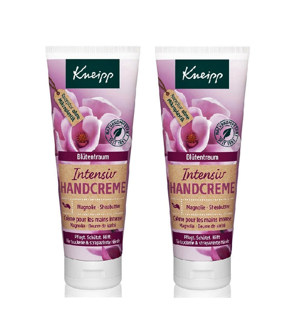 2xPack Kneipp Intensive Magnolia & Shea Butter Hand Cream - 150 ml