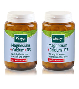 2xPack Kneipp Magnesium+Calcium+D3 - 300 Tablets Dietary Supplements