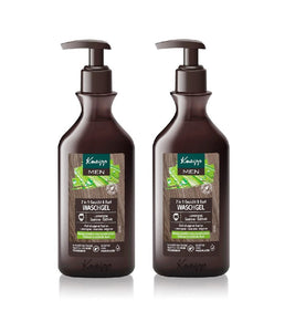 2xPack Kneipp Men 2 in 1 Face & Beard Wash Gel & Shampoo - 500 ml