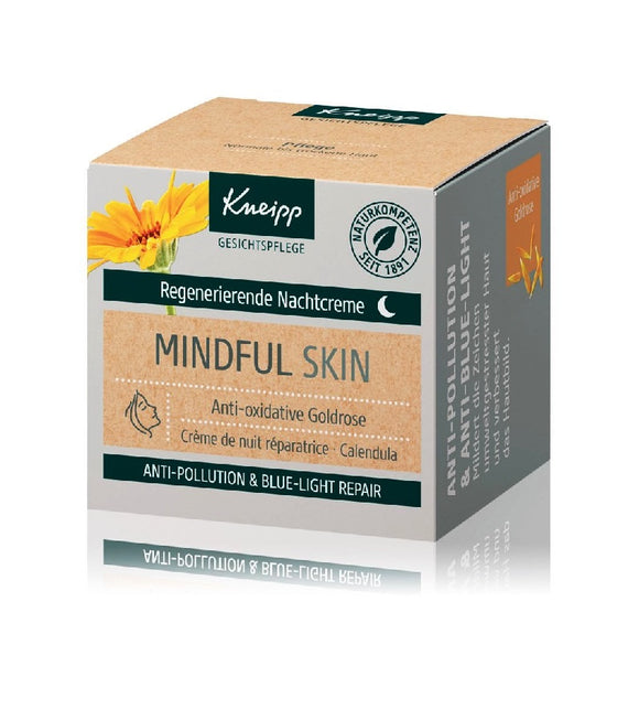 Kneipp Mindful Skin Anti-Oxidative Gold Rose Night Cream - 50 ml