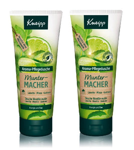 2xPack Kneipp Pick-Me-Up Lime - Mint - Guarana Shower Gel - 400 ml