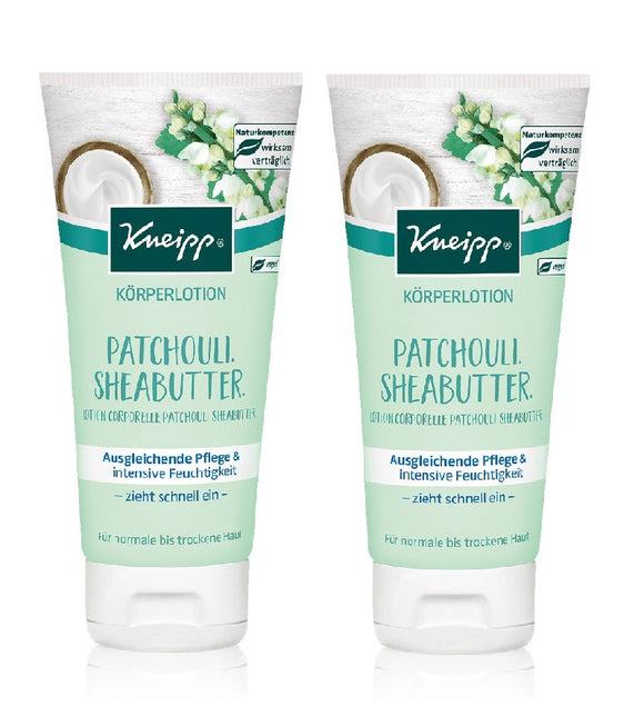 2xPack Kneipp Patchouli & Shea Butter Body Lotion - 350 ml