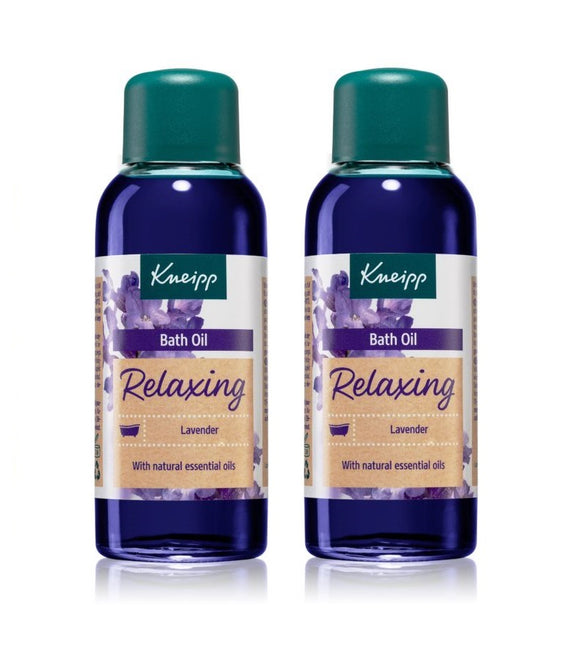 2xPack Kneipp Relaxing Lavender Bath Oil - 200 ml