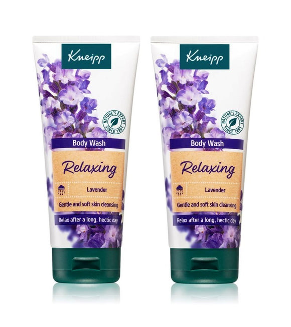 2xPack Kneipp Relaxing Lavender Shower Gels - 400 ml