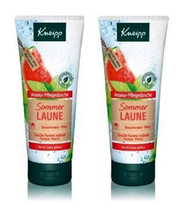 2xPack Kneipp Summer Mood Watermelon Mint Shower Gel for Women - 400 ml