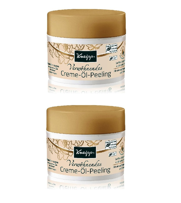 2xPack Kneipp Pampering Camellia & Argan Body Peeling Creams - 400 ml