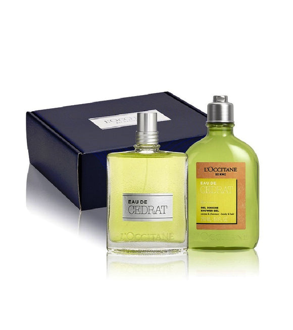L'Occitane Men's Fragrance Gift Set Cedrat