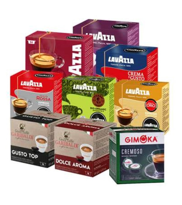 9xPack Bestsellers Italian Coffee Capsules for Lavazza A Modo Mio - 176 Capsules