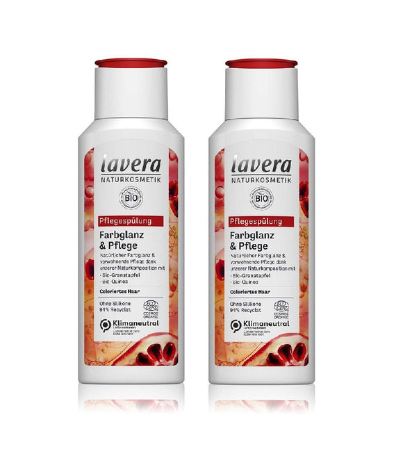 2xPack Lavera Bio Color Shine & Care Hair Conditioner - 400 ml