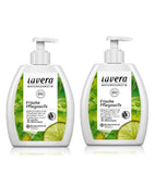 2xPack Lavera Fruity Organic Lime and Lemon Grass Liquid Soap - 500 ml