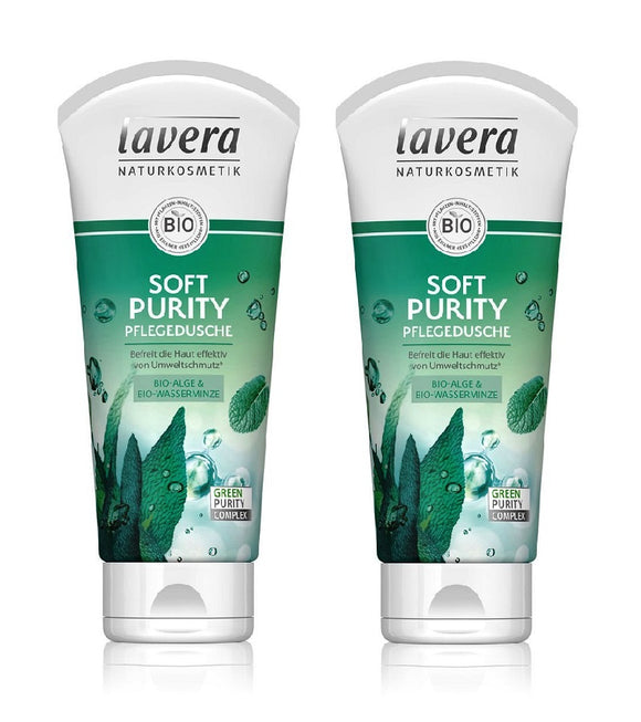 2xPack Lavera Bio Soft Purity  Shower Gel - 400 ml