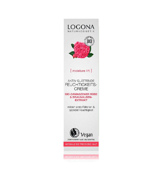 Logona Organic Damascus Rose & Kalpariane Active Smoothing Day Cream - 30 ml
