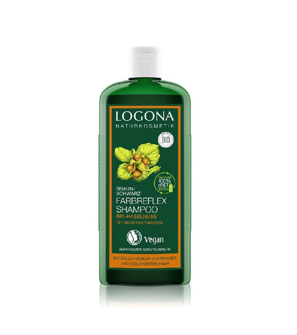 Logona Organic Hazelnut Color Reflex Hair Shampoo - 250 ml