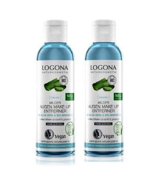 2xPack Logona Deep Cleansing Micellar Water  with Organic Aloe Vera Facial Tonic  - 250 ml