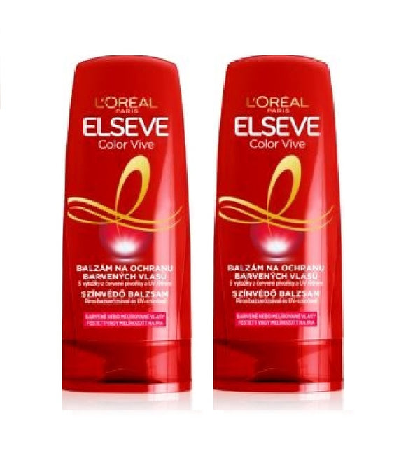 2xPack L'Oréal Paris Elseve Color-Vive Balm for Colored Hair - 800 ml