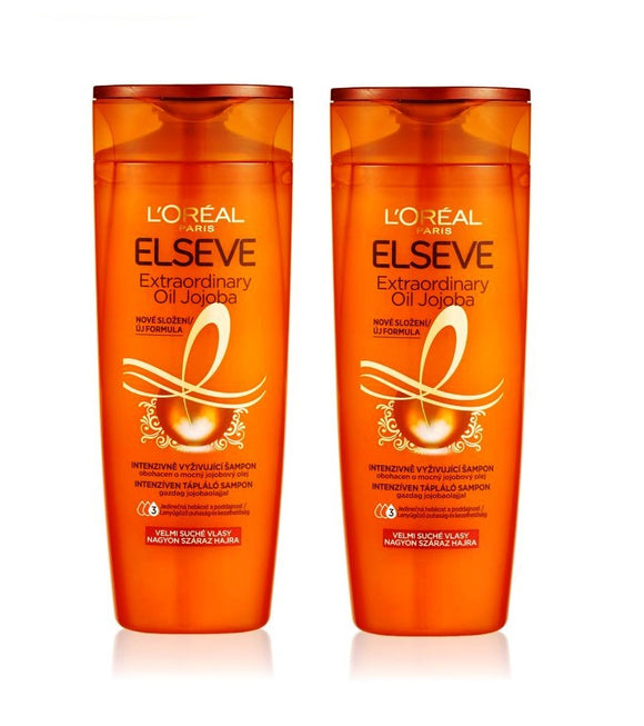 2xPack L'Oréal Paris Elseve Extraordinary Oil Shampoo for Very Dry Hair - 800 ml