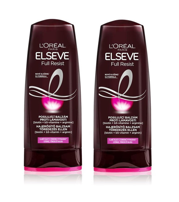 2xPackL'Oréal Paris Elseve Full Resist Fortifying Balm for Hair - 800 ml