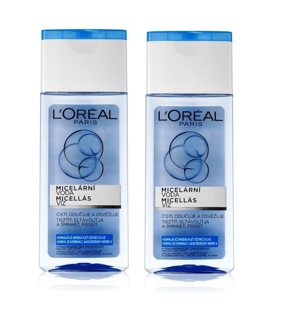 2xPack L'Oréal Paris Micellar Water 3-in-1 - 400 ml