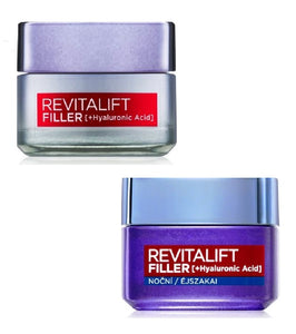 L'Oréal Paris Revitalift Filler Wrinkle-filling Anti-Aging Day & Night Cream Set - 100 ml