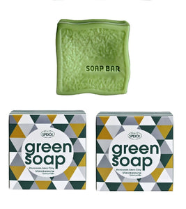 2xPack Speick Pure Vegetable Oil Green Soap Bars - 200 g