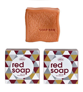 2xPack Speick Pure Vegetable Oil Red Soap Bars - 200 g