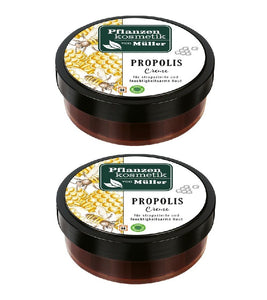 2xPack Müller Plant Cosmetic Propolis and Beeswax Cream - 200 ml
