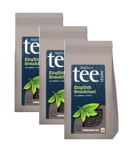 3xPack Müllers Teestube English Breakfast Loose Tea - 600 g