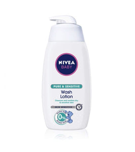 Nivea Baby Pure & Sensitive Wash Gel for Face, Body and Hair - 500 ml