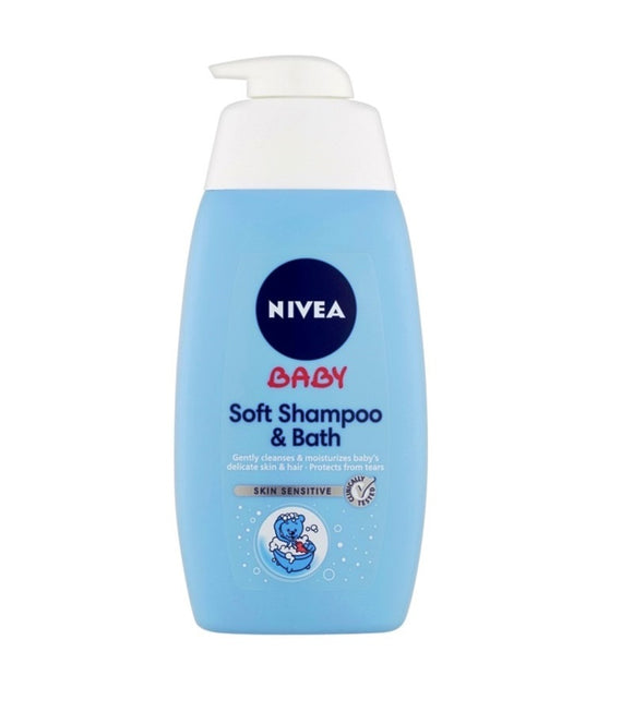 Nivea Baby Shampoo and Bath Foam 2 in 1 - 500 ml