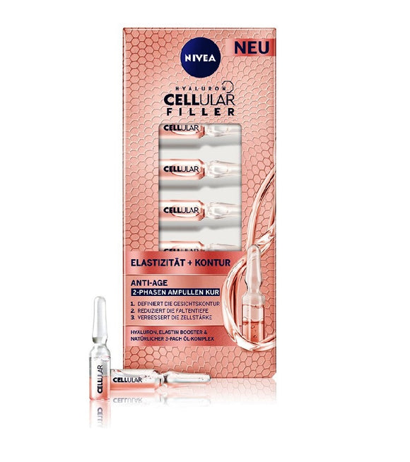 NIVEA Cellular Filler Elasticity Contour Anti-Age 2-Phase Ampoules - 42 gl