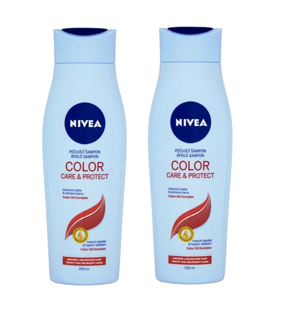 2xPack Nivea Color Care & Protect Shampoo with Macadamia Oil - 500 ml