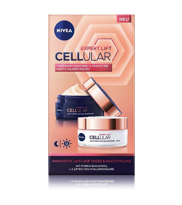 NIVEA Expert Lift Cellular Multi-Effect Anti-Age Day & Night Skin Care Set - 100 ml