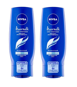 2xPack NIVEA Hairmilk Nourishing Conditioner for Normal Hair - 400 ml