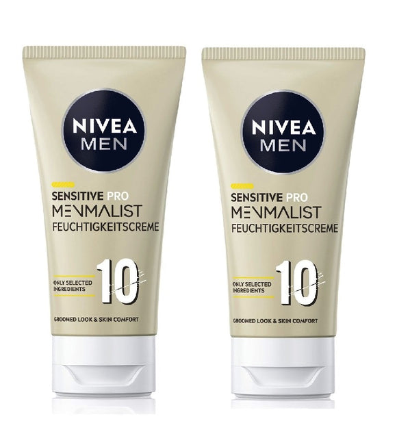 2xPack NIVEA MEN Sensitive Pro Menmalist Face Cream - 150 ml
