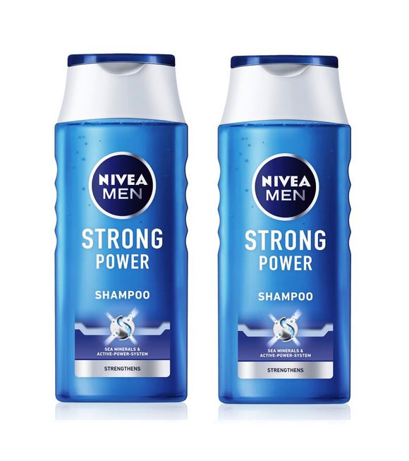 2xPack Nivea Men Strong Power Fortifying Shampoo - 800 ml
