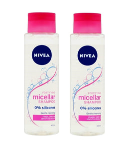 2xPacks Nivea Micellar Strengthening Shampoo for WEAK HAIR - 800 ml